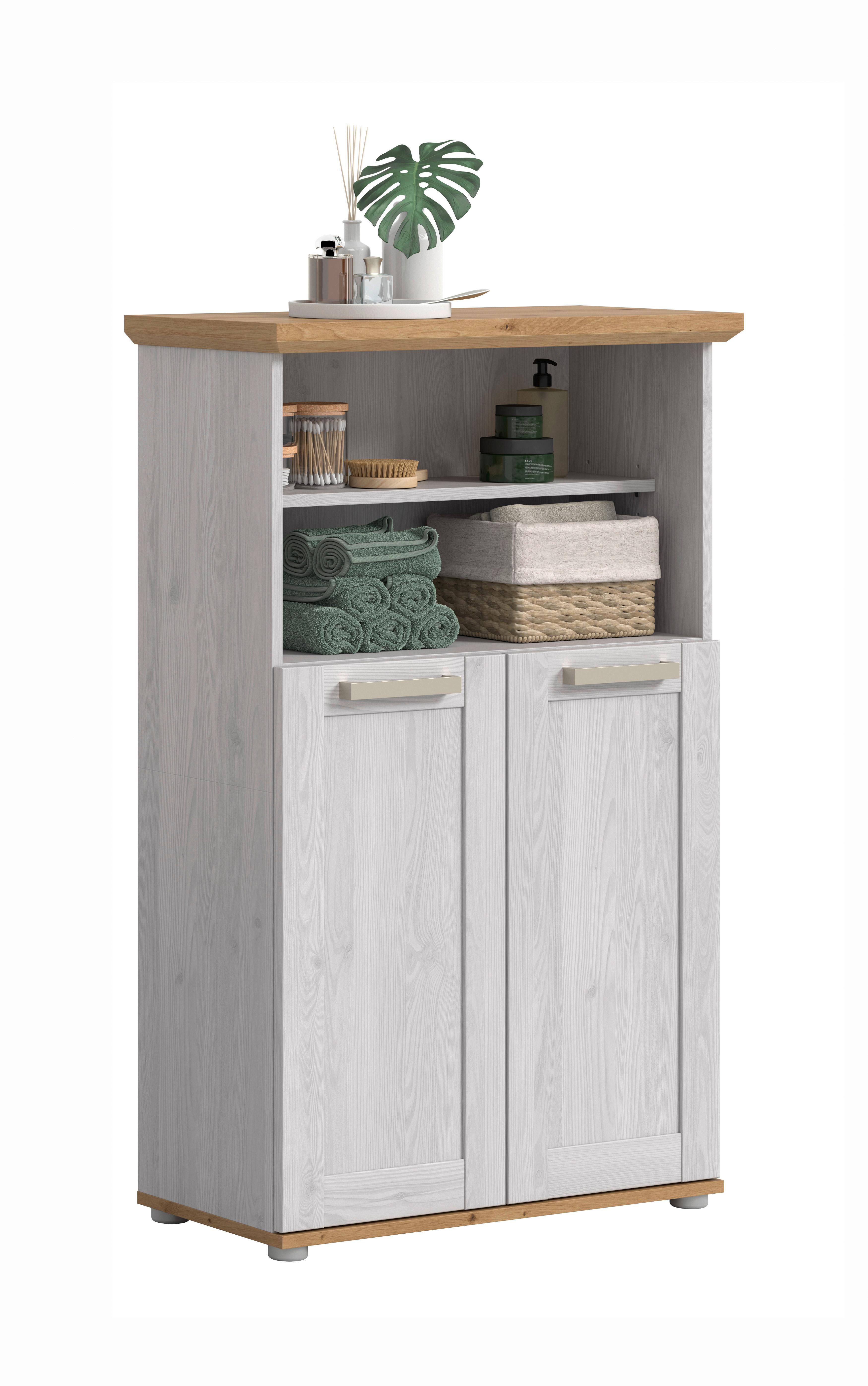 Midischrank Verona Eiche Dekor /Lärchefarben B: 74cm
