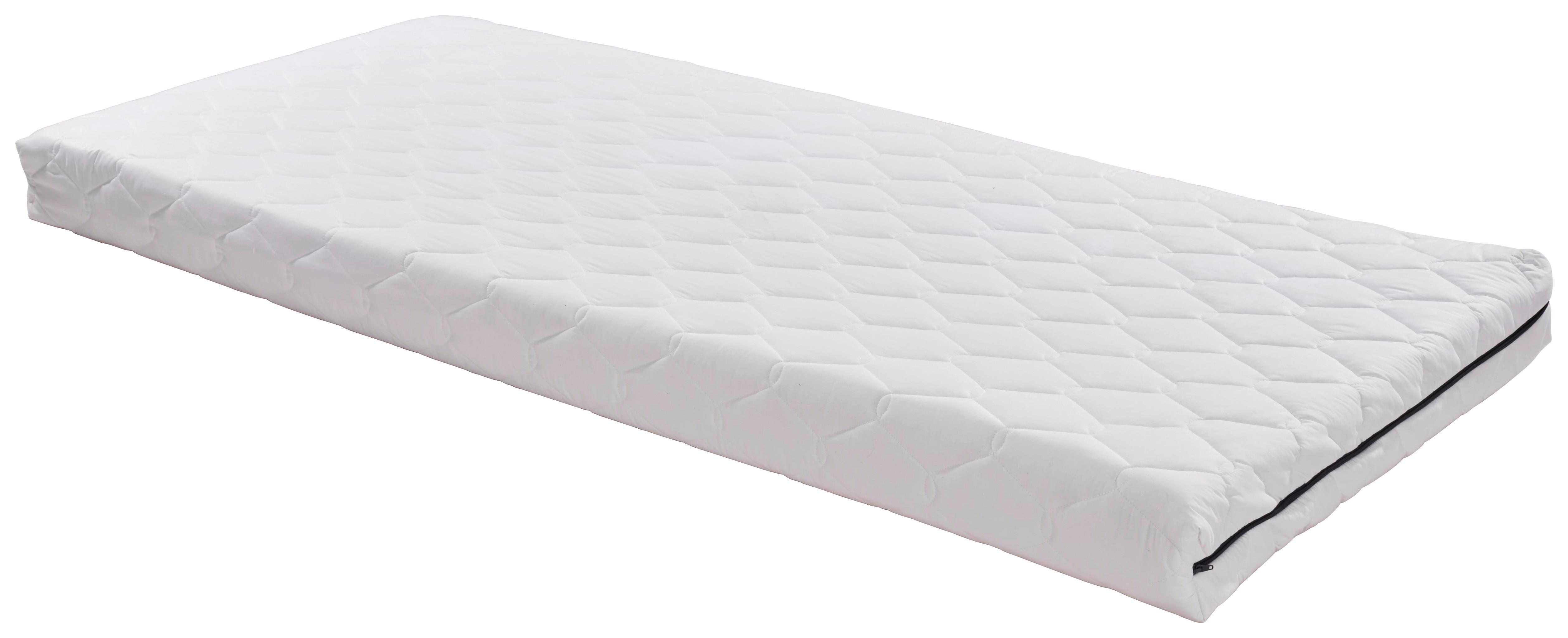 Komfortschaummatratze Base 90x200 cm H2 H: 13 cm - Weiß, MODERN, Textil (90/200cm) - Livetastic