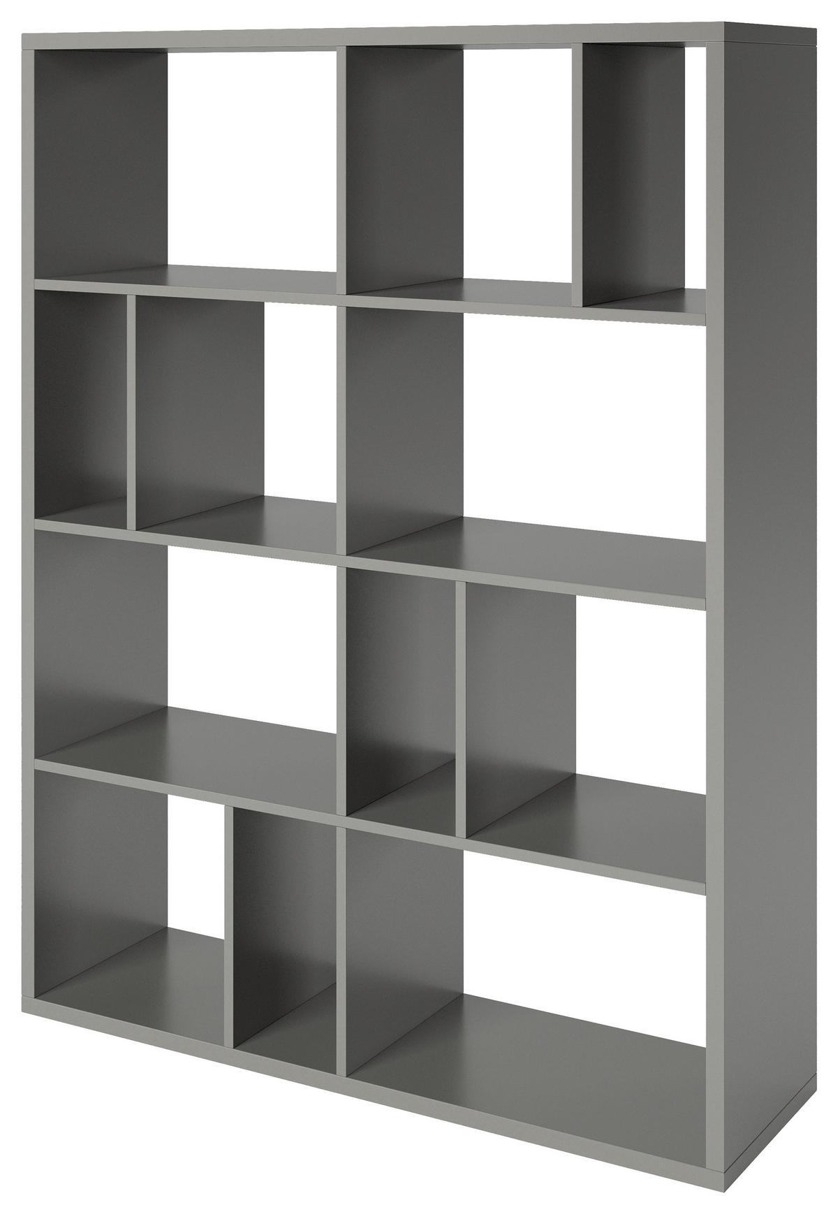 Regal Fortuna - Grau, Basics, Holzwerkstoff (113/147/34cm) - MID.YOU
