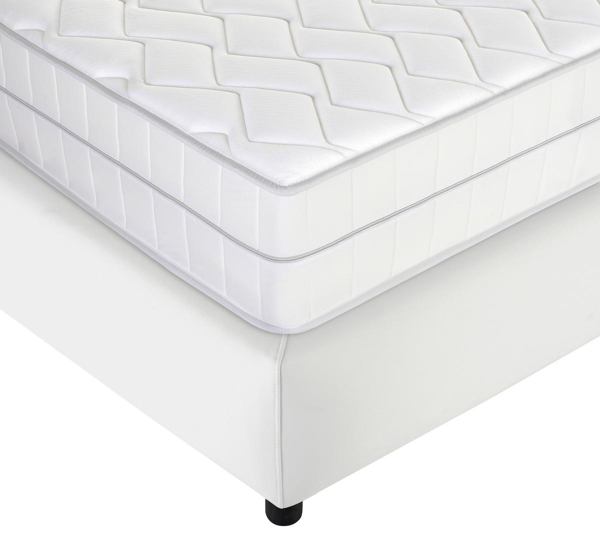 Kaltschaummatratze Air Deluxe 100x200 cm H2/H3/H4 H: 19 cm - Weiß, Basics, Textil (100/200cm) - MID.YOU