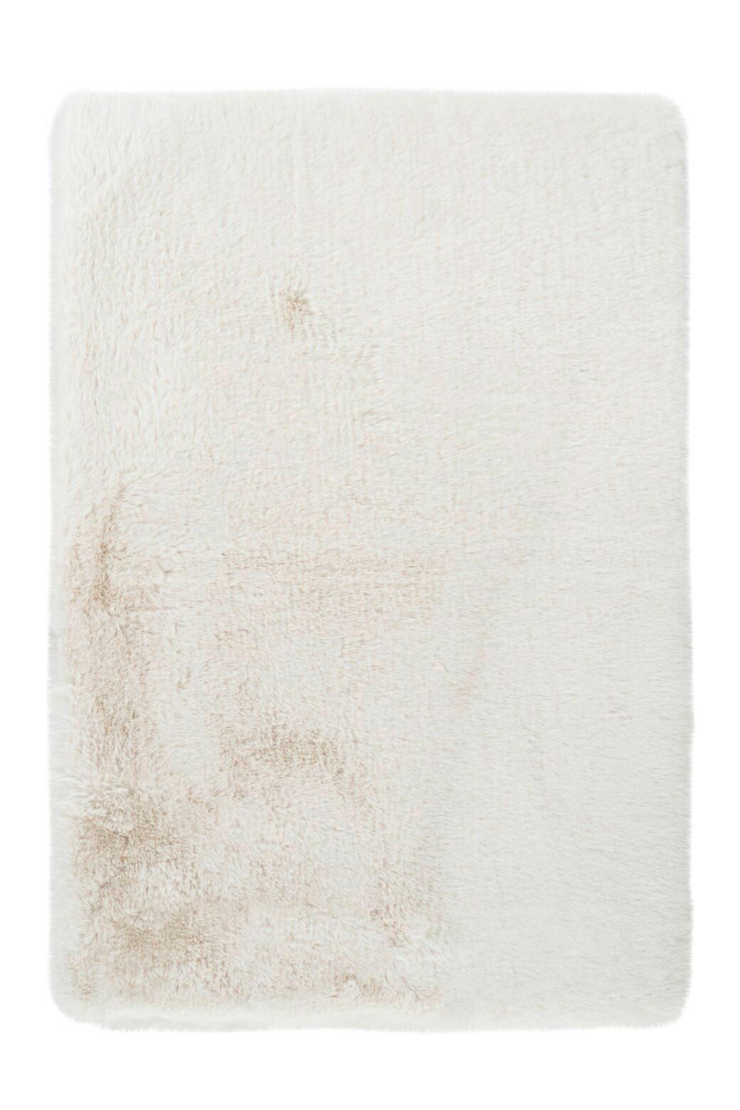 Fellteppich Rabbit Weiß, 40x60 cm - Weiß, KONVENTIONELL (40/60cm) - Kayoom