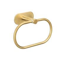 Držák na ručníky OREA GOLD MATT - barvy zlata, Lifestyle, kov (20,5/12,5/7,5cm) - Mömax