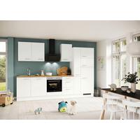 Küchenblock Ip120 Weiß B: 310 Cm - Eichefarben/Weiß, Trend, Holzwerkstoff (310cm) - Impuls