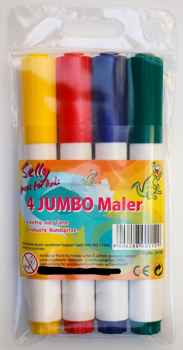 Filzstift-Set JUMBO MALER von SELLY PENS FOR KIDS