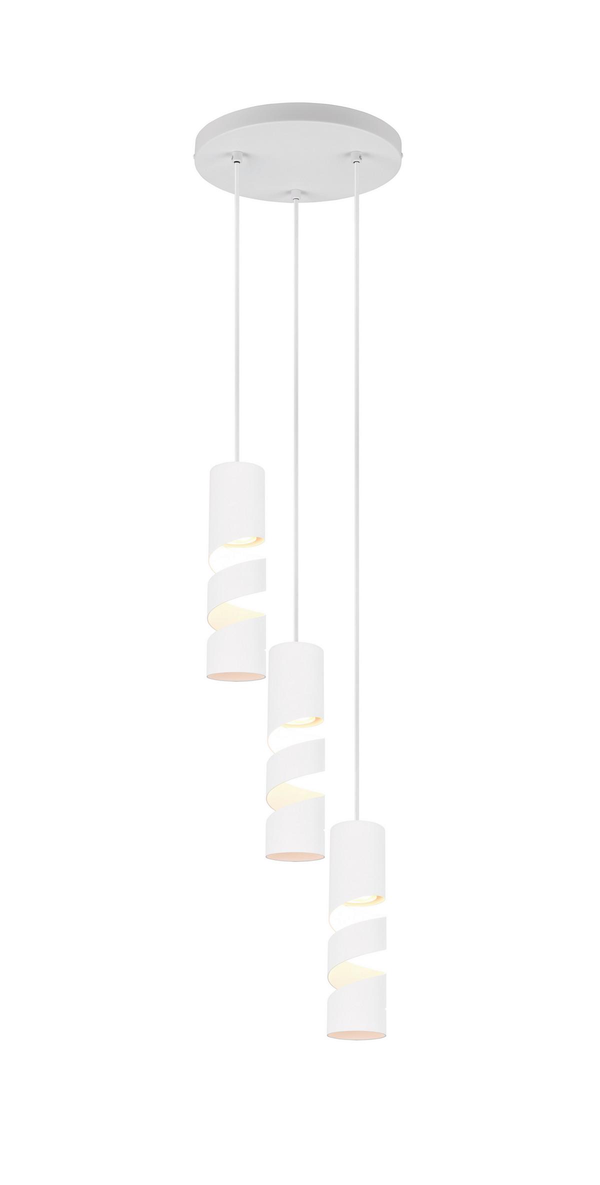 Pendelleuchte 364030331 Stream - Weiß, KONVENTIONELL, Metall (28/150cm) - Trio Leuchten