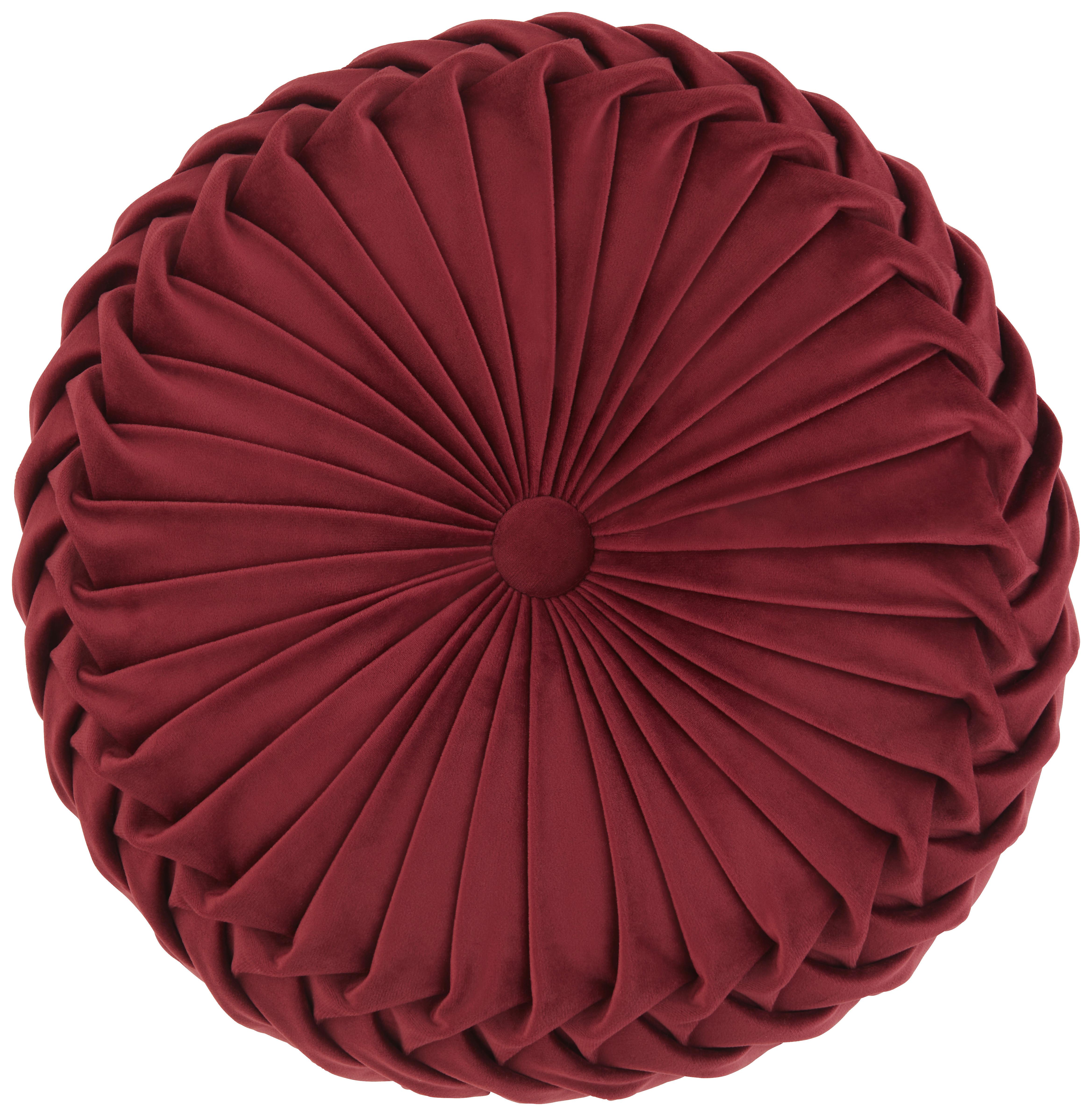 Poduška Na Sedenie Fiona, 40/13cm, Vínovočervená - vínovočervená, Trend, textil (40/13cm) - Modern Living
