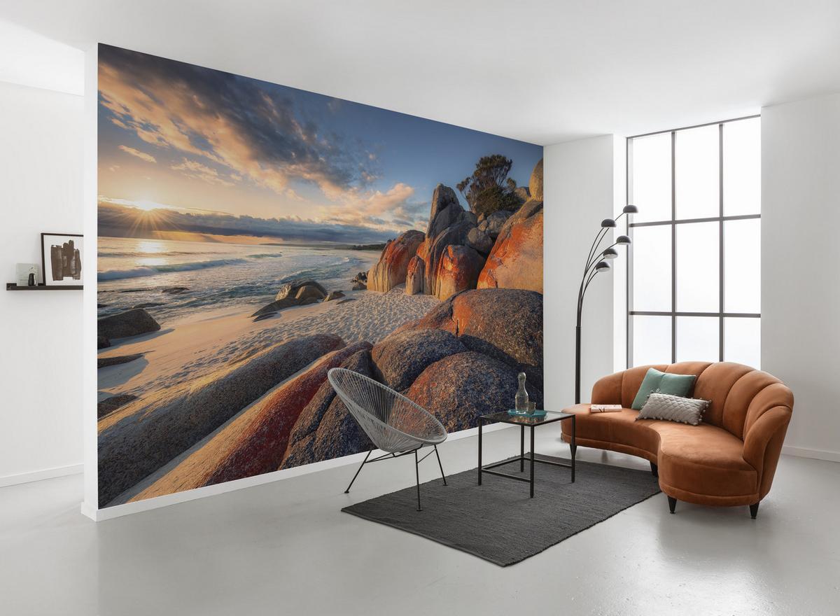 Fototapete Bay Of Fires - Multicolor, Trend, Textil (400/280cm)