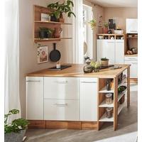 Kücheninsel Hilde Kücheninsel 150 Cm - Wildeiche/Weiß, Design, Holzwerkstoff (150/90/90cm) - Respekta