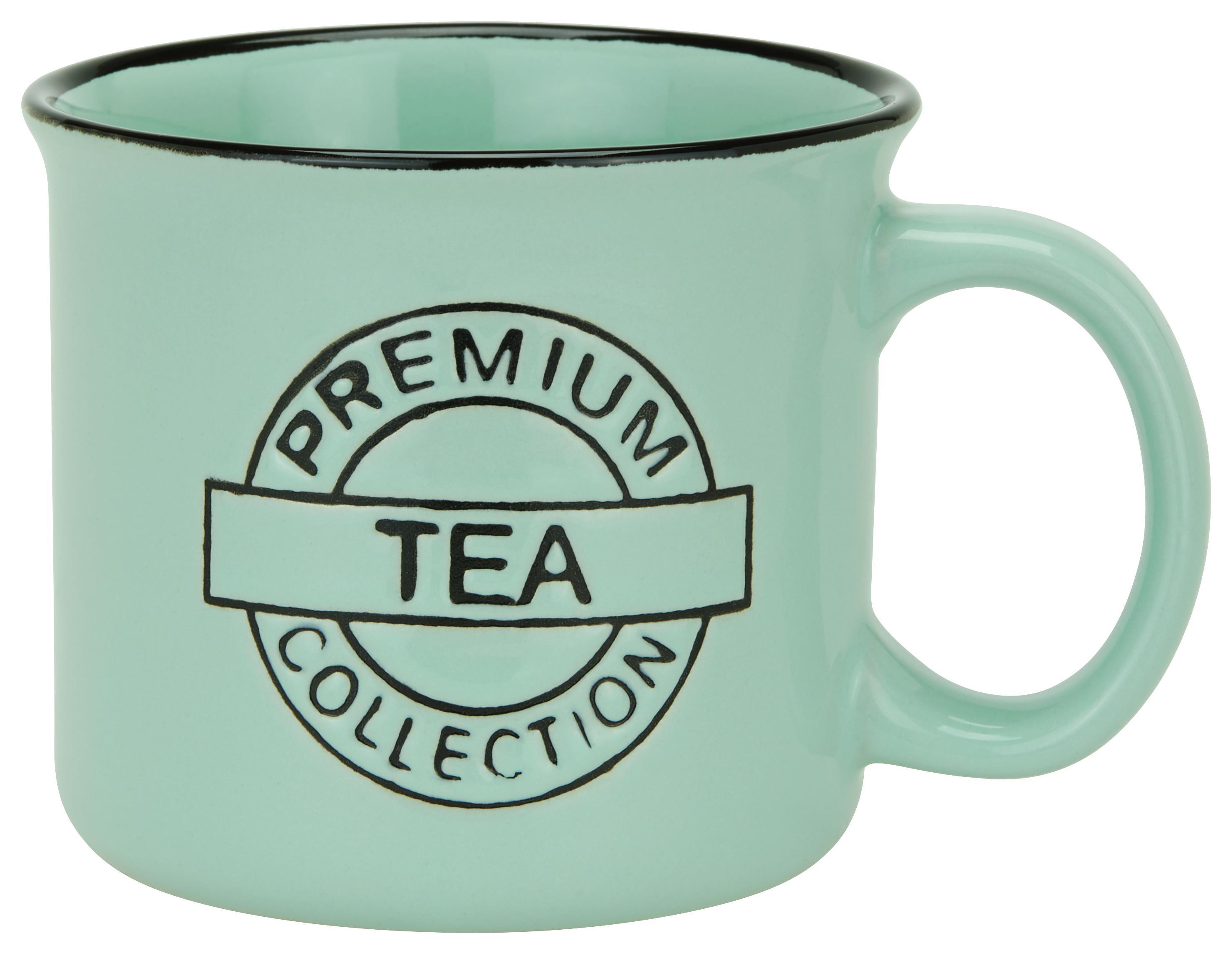 Bögre Rasmus - Sárga/Mentazöld, modern, Kerámia (0,45l) - Luca Bessoni