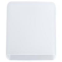 Schienensystem Urail Leuchtenschirm 60015 Eckig - Weiß, Design, Glas (7,5/7,5/8cm) - Paulmann