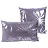 SADA DEKORAČNÝCH VANKÚŠOV PRISMA 425 2ER-SET - grafitová/strieborná, Konventionell, textil (30x45/50x45cm)