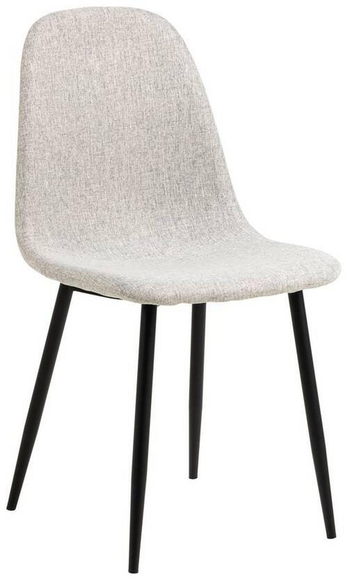 Židle CELIA světle šedá - černá/světle šedá, Trend, kov/textil (44/86/54cm) - MID.YOU