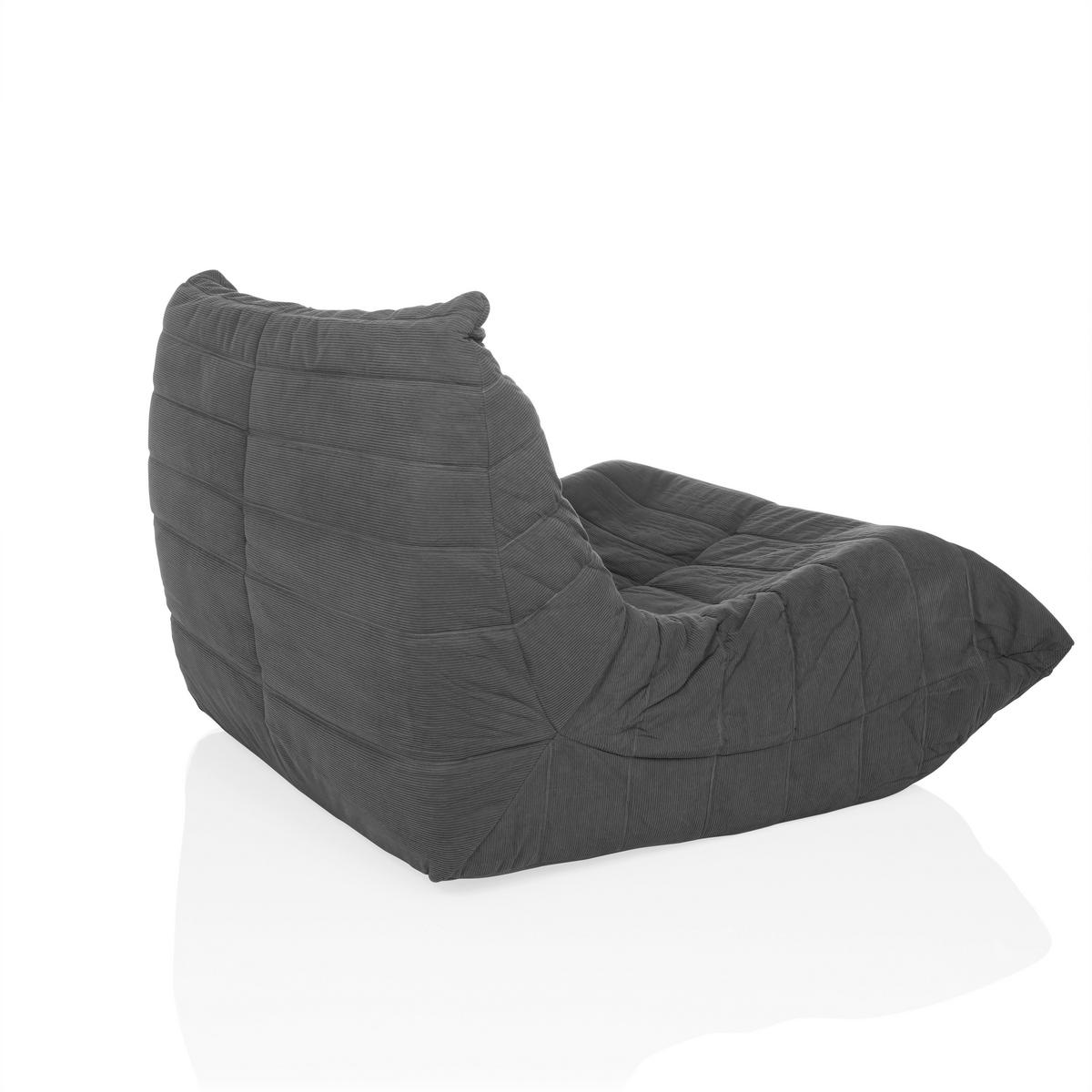 Loungesessel Sitzolo Grau B: 90 cm - Grau, MODERN, Textil (90/72/100cm) - MID.YOU