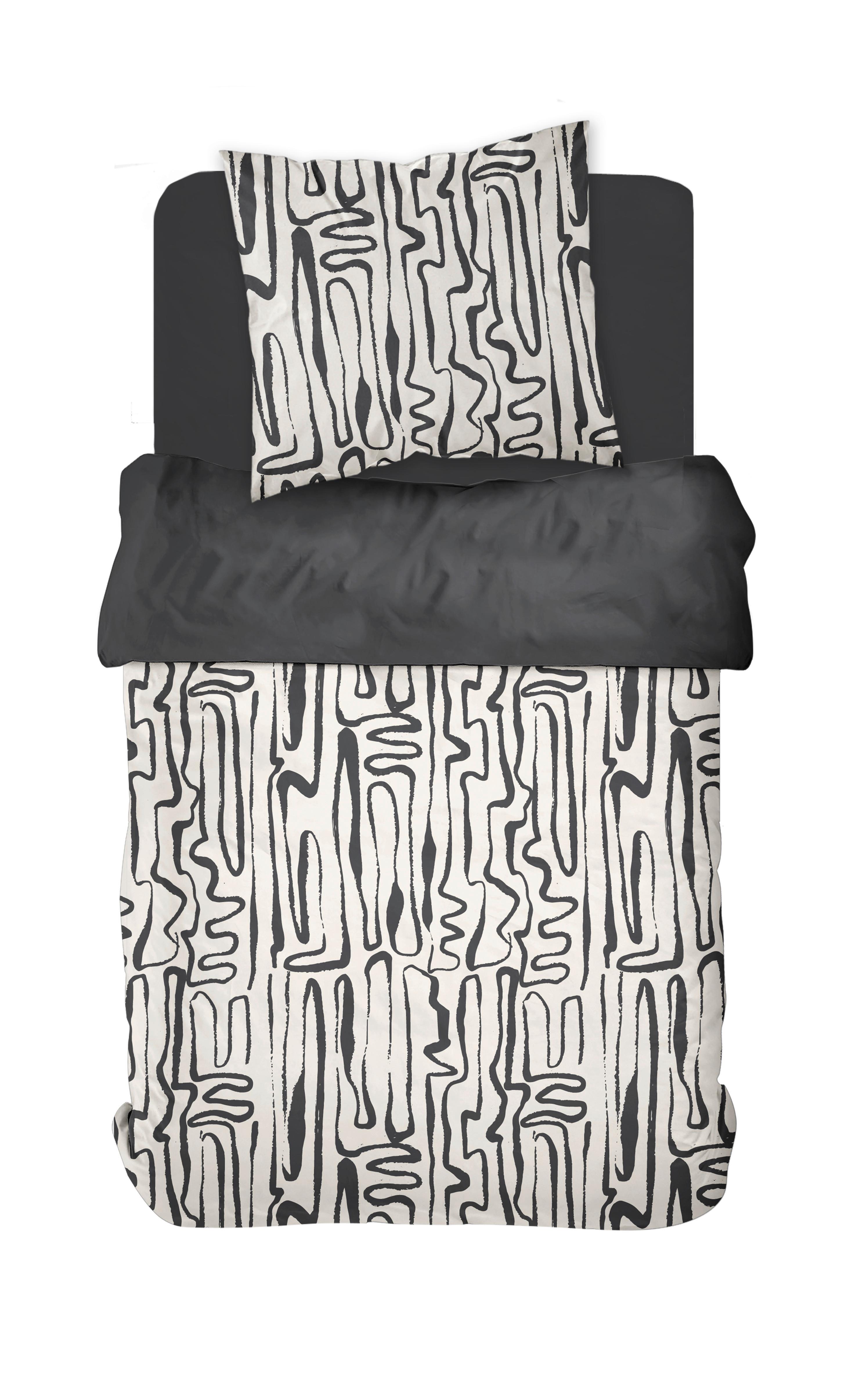 POVLEČENÍ SUNSHINE - černý chrom, Moderní, textil (140/200cm)