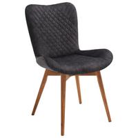 Stuhl Sarander - Eichefarben/Anthrazit, Natur, Holz/Textil (58/88/67cm) - MID.YOU