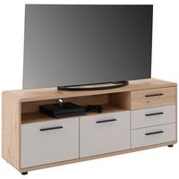Tv-lowboard Fontana Plus B: 150cm, Eichefarben/kaschmir - Kaschmir/Eichefarben, MODERN, Holzwerkstoff (150/60/38cm)