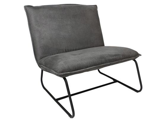 Sessel Paris Bench B: 83 cm Grau - Schwarz/Grau, MODERN, Textil (83/83/75cm) - Livetastic Sessel Paris Bench B: 83 cm Grau - Schwarz/Grau, MODERN, Textil (83/83/75cm) - Livetastic