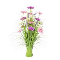 Kunstblume Anja - Pink/Lila, Basics, Kunststoff/Textil (35/70cm) - Luca Bessoni