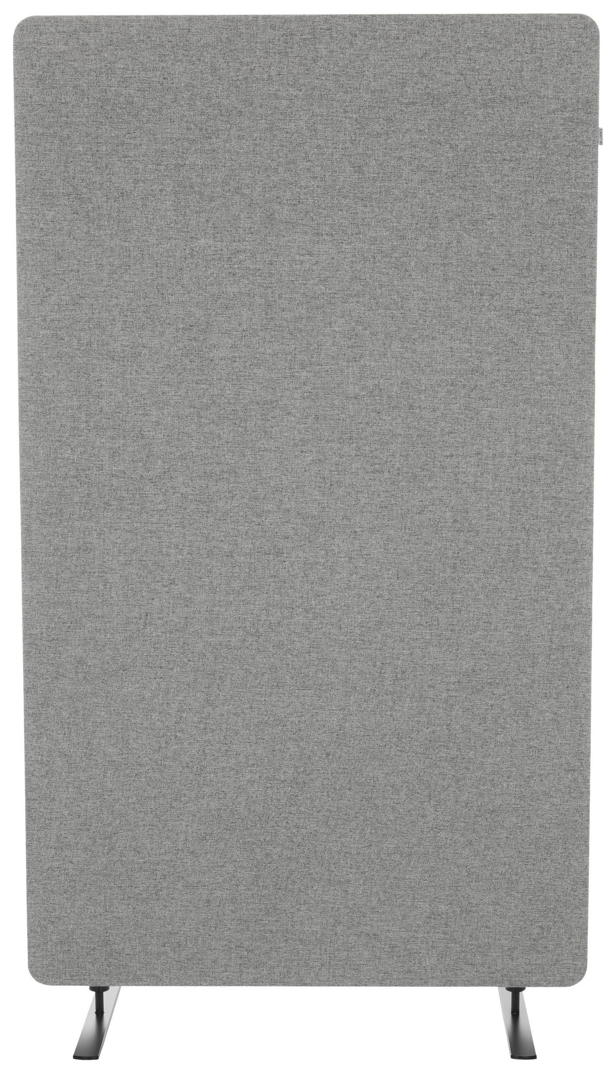 Trennwand Flexmiut Stand - Hellgrau, Basics, Kunststoff/Textil (80/142/35cm) - MID.YOU