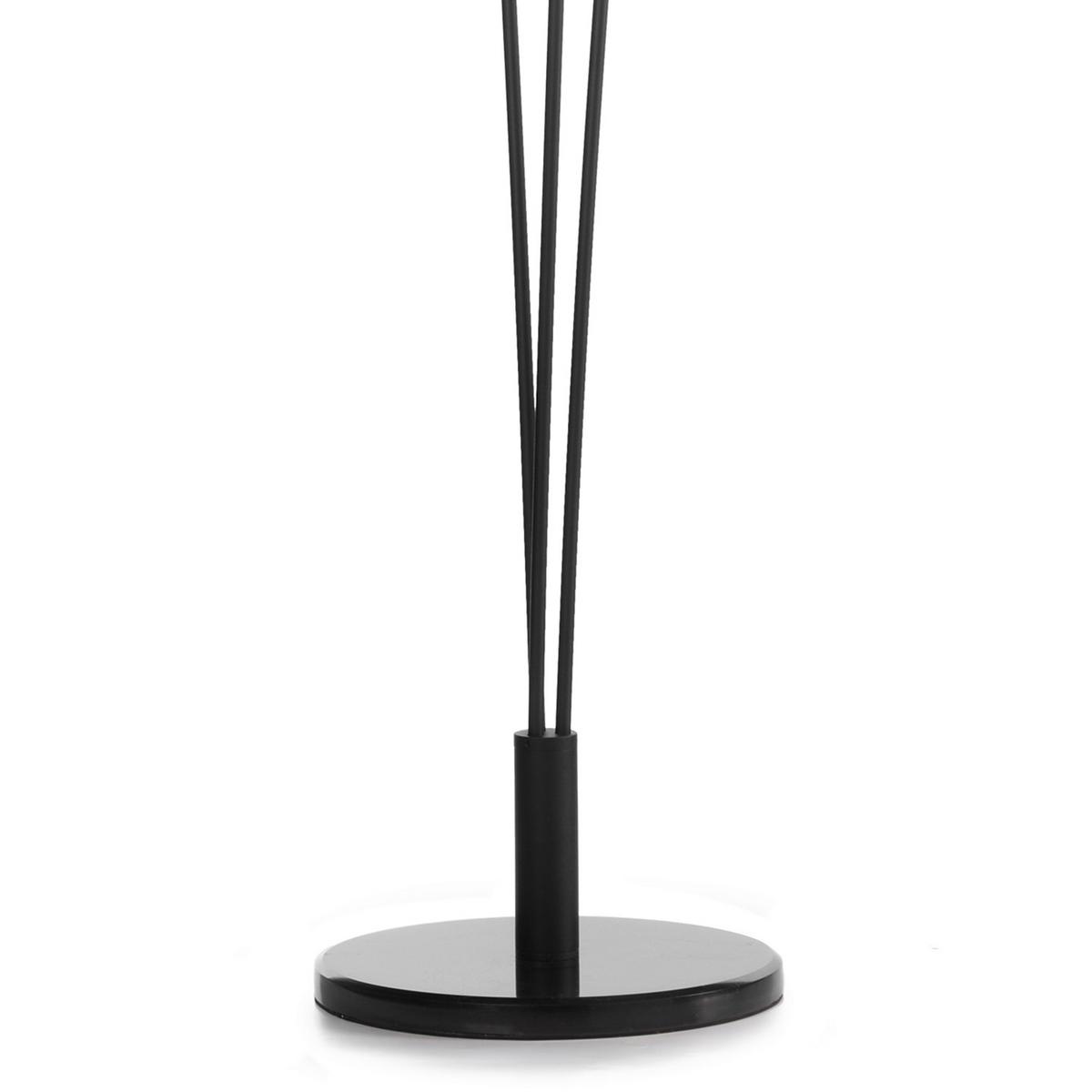 Stehleuchte 5067/pt3 - Eichefarben/Schwarz, KONVENTIONELL, Textil/Metall (30/165cm)