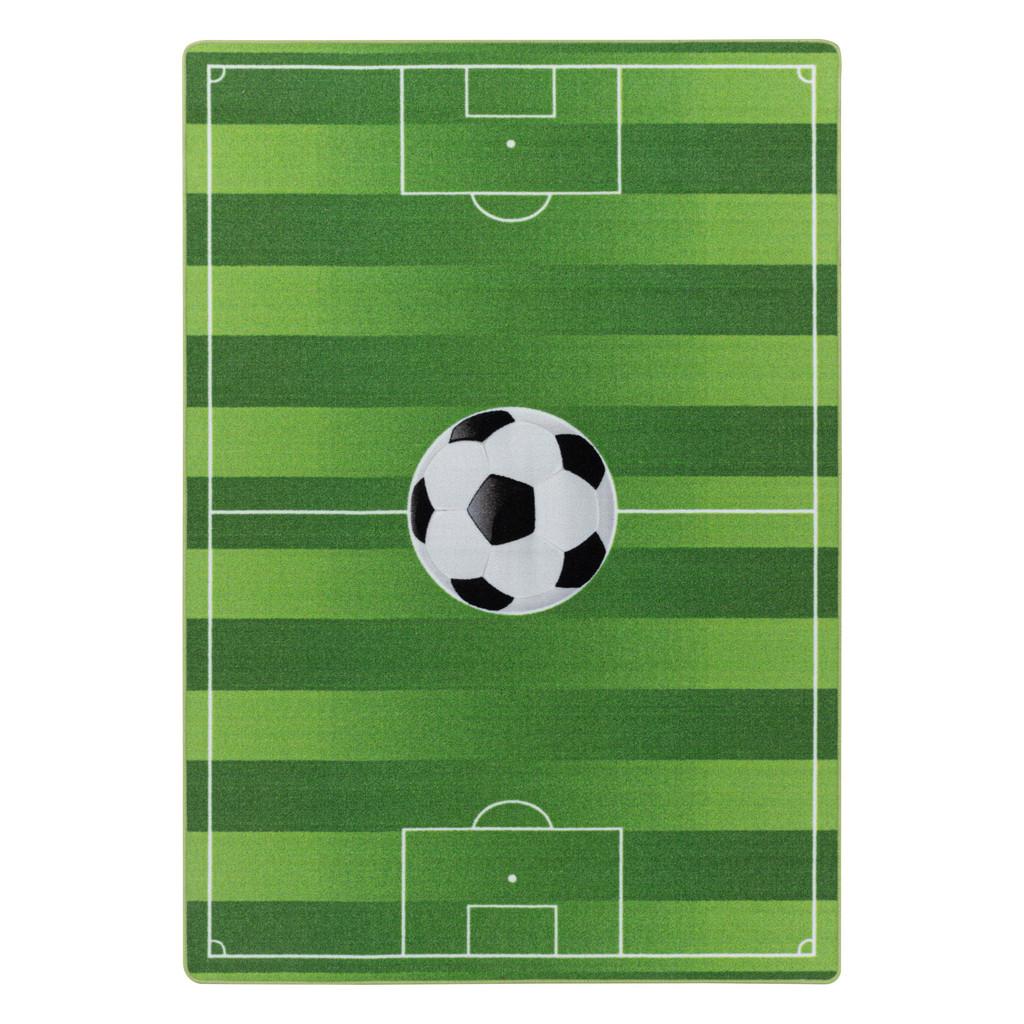 Kinderteppich Fußball Grün Play 140x200 cm