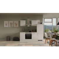 Küchenblock Wito G-220-1706-002 - Hellgrau/Weiß, MODERN, Holzwerkstoff (220cm) - FlexWell
