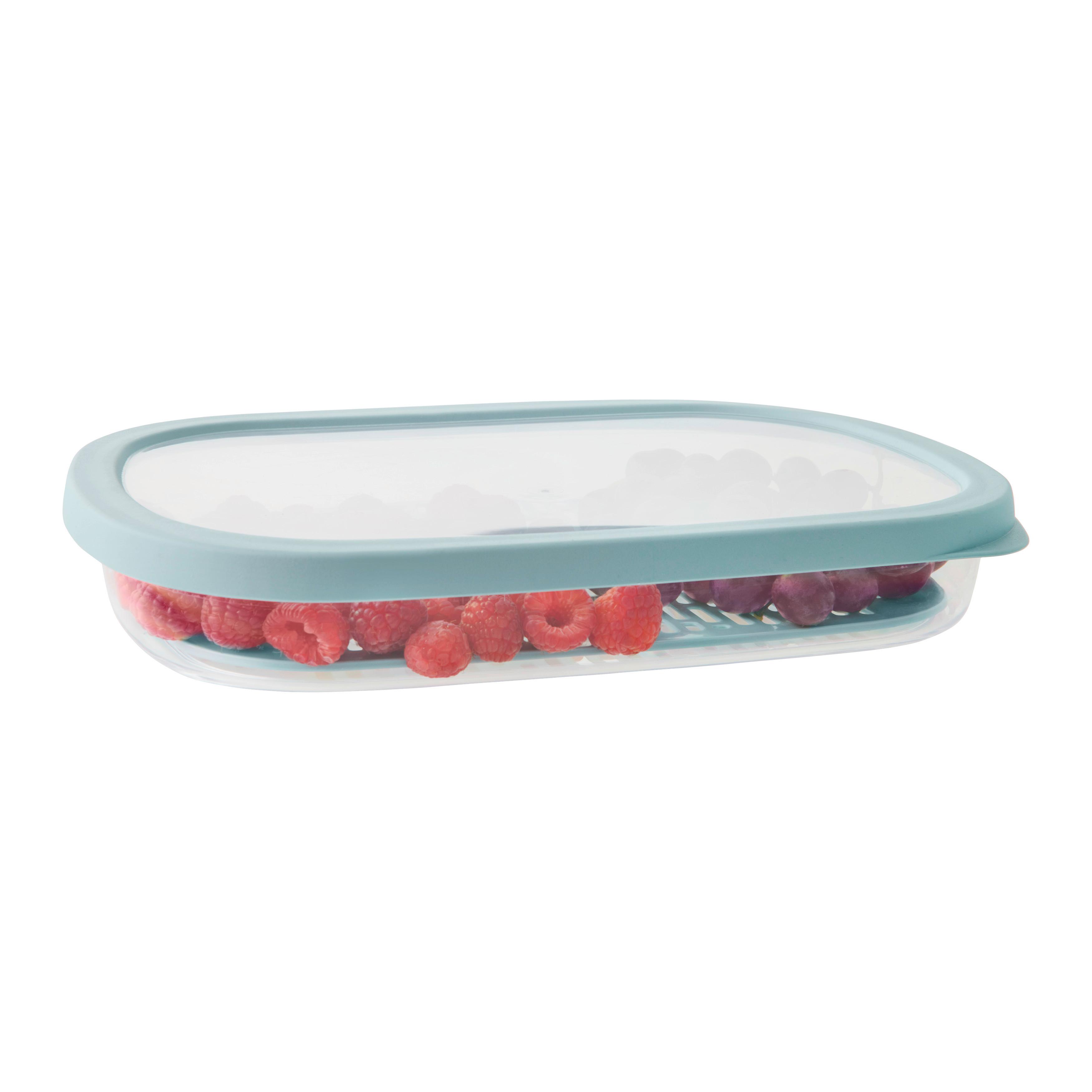 Dóza na skladovanie potravín AROMA SLICE SAVER 1,5L - svetlomodrá, Konventionell, plast (28,5/20,5/4,5cm) - Mömax