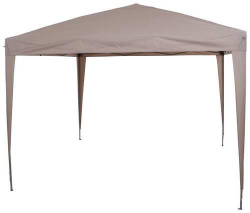 Pavillon Siena Garden 300x300 Cm Wetterbeständig - Taupe/Grau, KONVENTIONELL, Textil/Metall (300/260/300cm) - Siena Garden