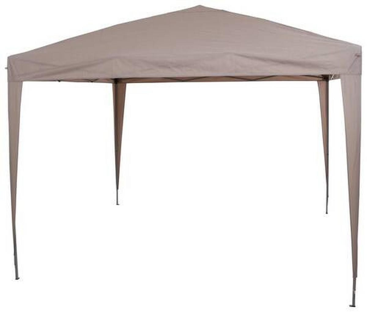 Pavillon Siena Garden 300x300 Cm Wetterbeständig - Taupe/Grau, KONVENTIONELL, Textil/Metall (300/260/300cm) - Siena Garden