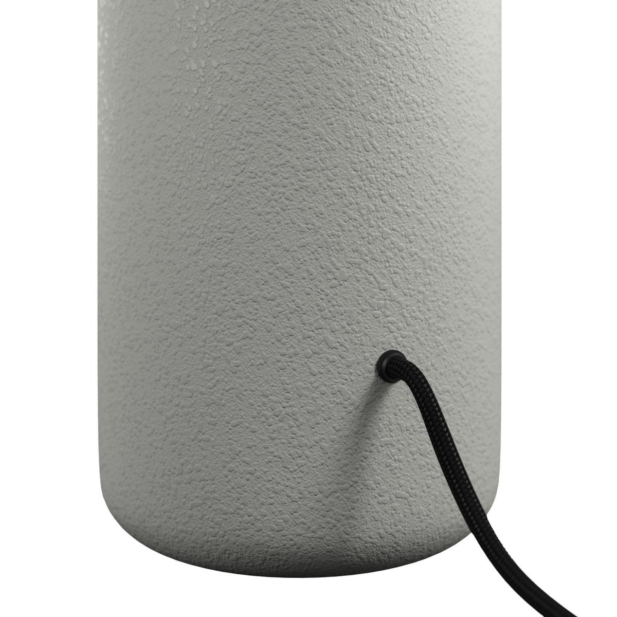 STOLNÍ LAMPA AMORA - bílá, Moderní, kov/keramika (20/52,5cm) - Bessagi Home