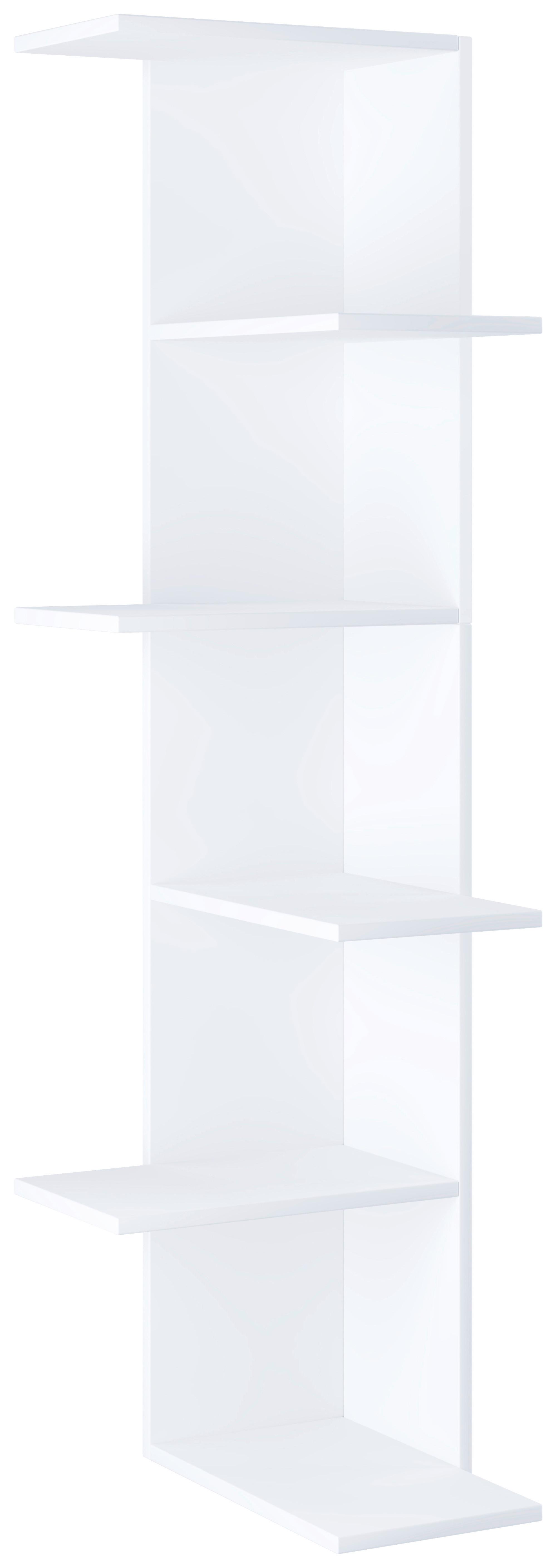 Eckreal Balos Weiß B: 37 cm - Weiß, LIFESTYLE, Holzwerkstoff (37/140/37cm) - MID.YOU