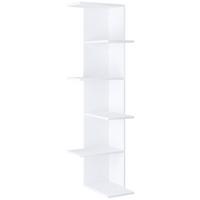 Eckreal Balos Weiß B: 37 cm - Weiß, LIFESTYLE, Holzwerkstoff (37/140/37cm) - MID.YOU