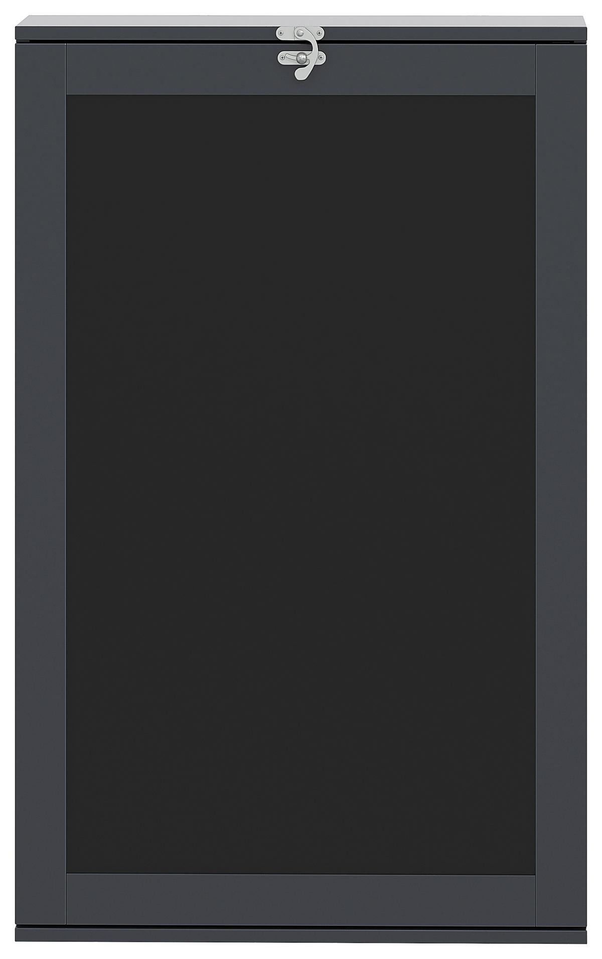 Schreibtisch Emil B402196-14 - Anthrazit, MODERN, Holzwerkstoff (50/80-156/18,5-92cm)