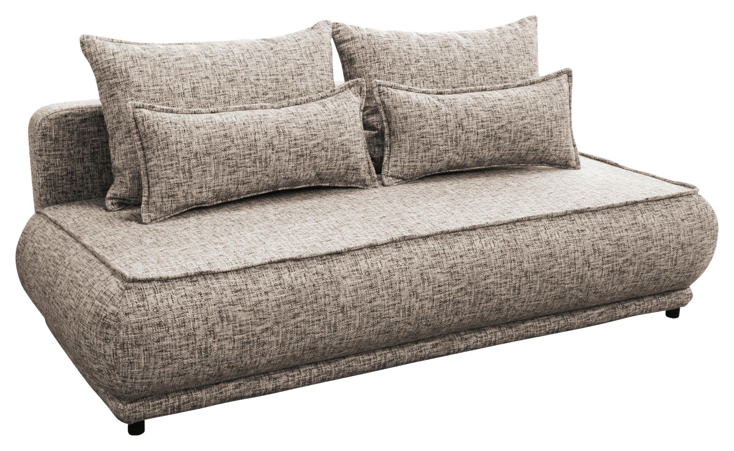 Schlafsofa Paros Hellbraun B: 214 cm - Hellbraun/Beige, Design, Textil (214/96/105cm) - MID.YOU