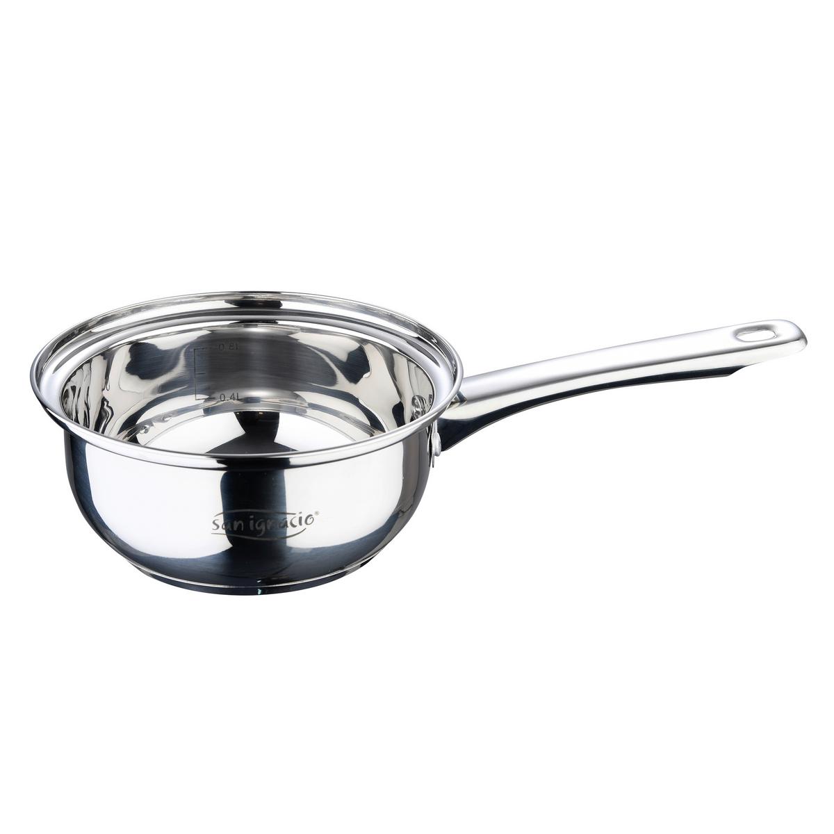 Kochtopfset Edelstahl 6-Teilig - Silberfarben, Basics, Metall (46/25/12.5cm)