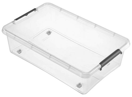 Box mit Deckel Lars 29 Liter - Transparent, Basics, Kunststoff (58/39/16cm) Box mit Deckel Lars 29 Liter - Transparent, Basics, Kunststoff (58/39/16cm)