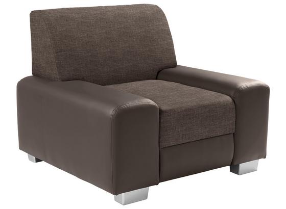 Křeslo Miami - jílová barva/světle hnědá, Moderní, kov/dřevo (104/81/90cm) Křeslo Miami - jílová barva/světle hnědá, Moderní, kov/dřevo (104/81/90cm)