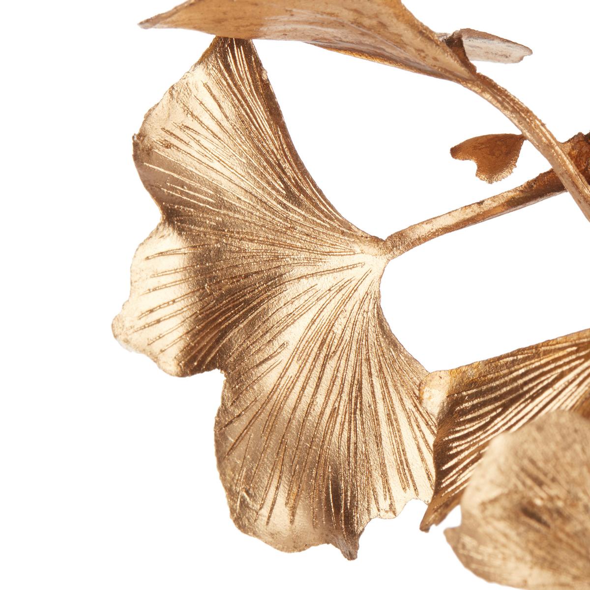 Weihnachtsdeko Zweig Kunststoff H: ca. 66 cm - Goldfarben/Braun, MODERN, Kunststoff (66cm)