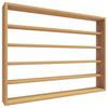Wandregal Osado Buchefarben Dekor - Buchefarben, Design, Holzwerkstoff (80/60/10cm) - MID.YOU