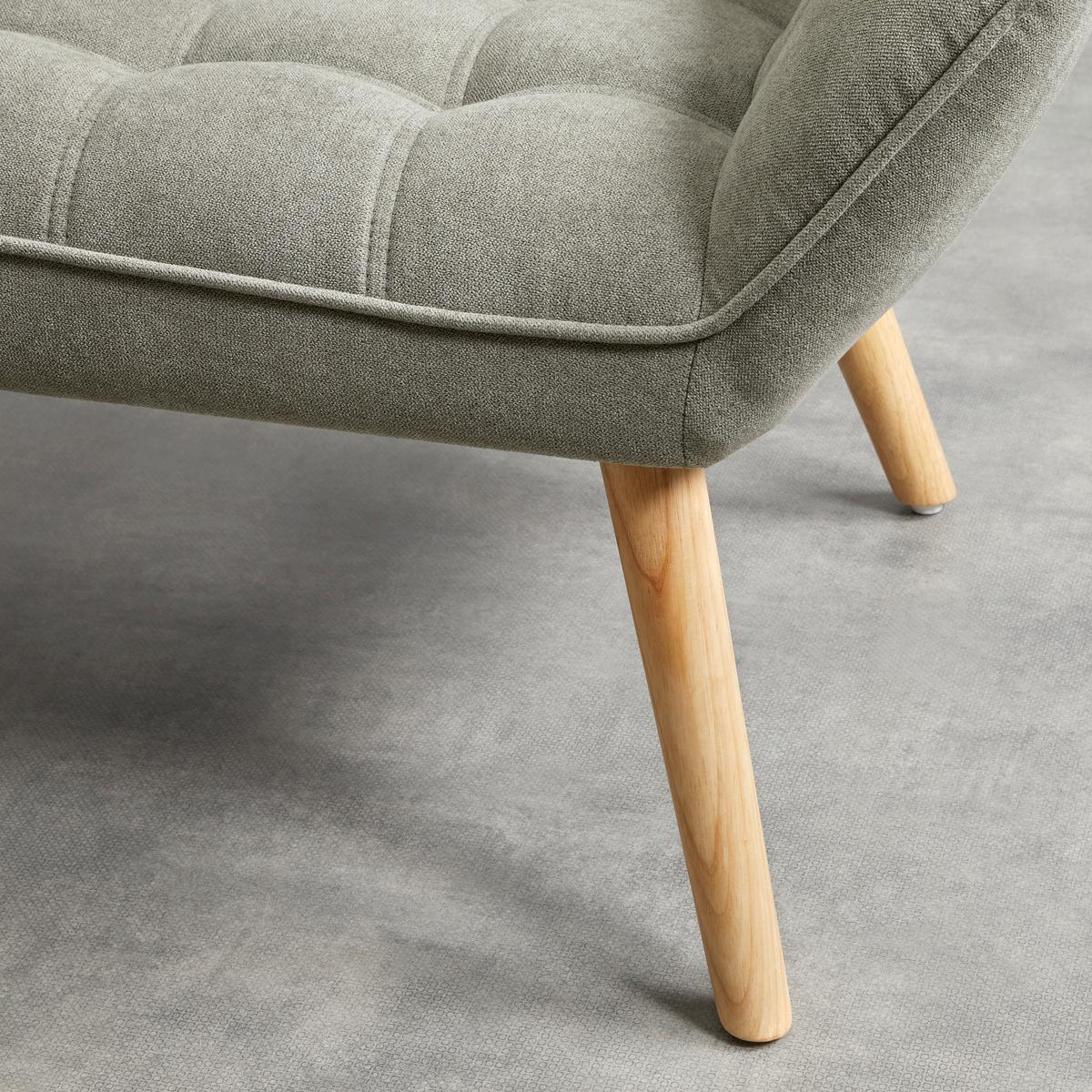 Dvoumístná pohovka Monique, šedá - šedá, Moderní, dřevo/textil (127/76/74,5cm) - Modern Living