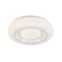 STROPNÍ LED SVÍTIDLO ALI - bílá/barvy chromu, Moderní, kov/plast (26/5,5cm) - Mömax