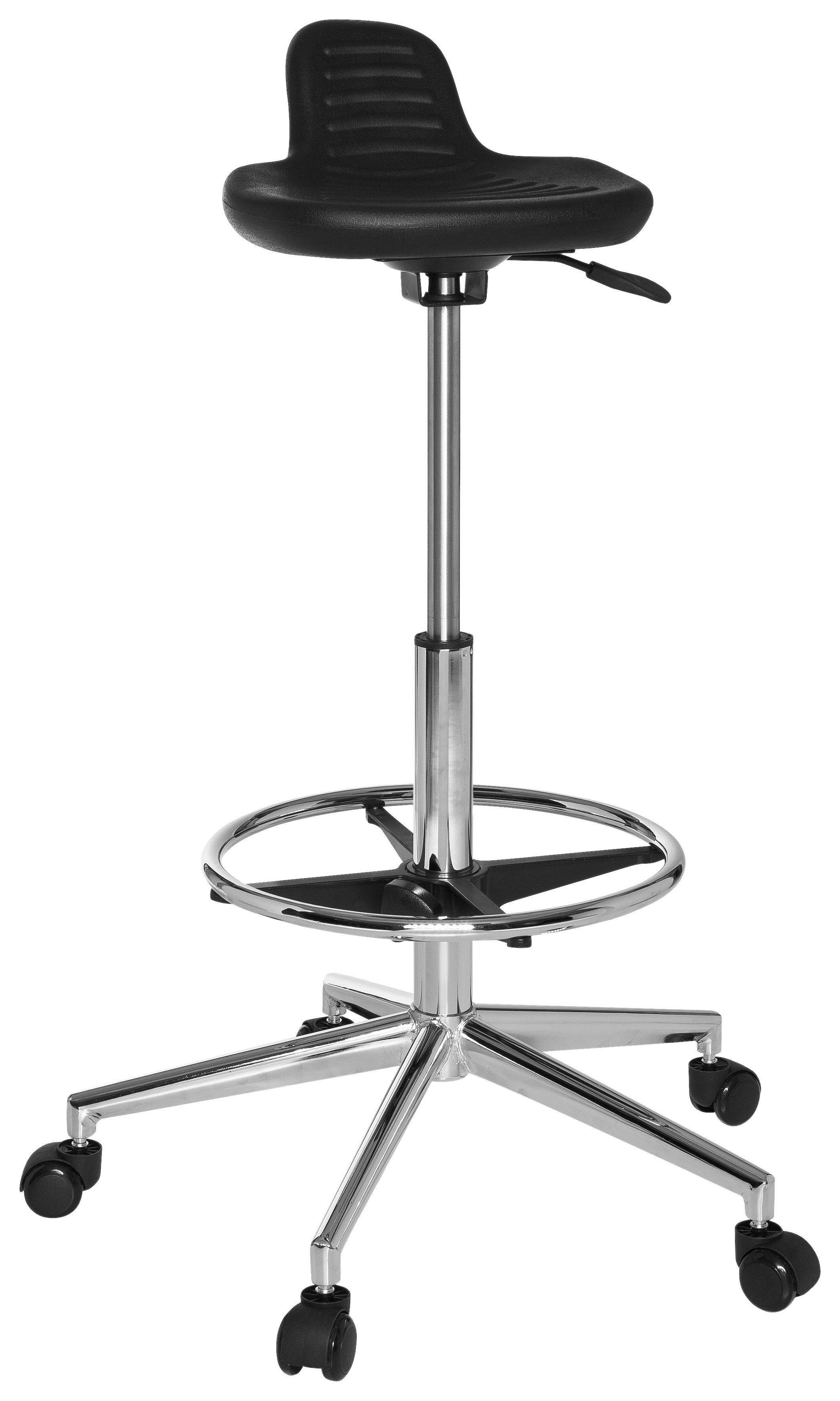 Bürohocker Top Work 03 Schwarz Bis 100kg
