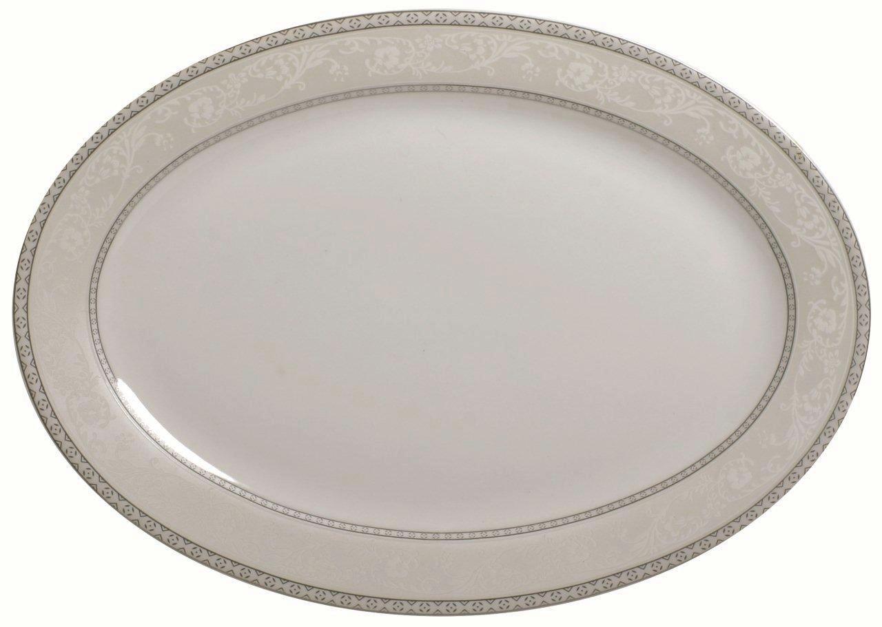 Kínáló Tál Ambition Baron Silver - Kerámia (30cm)