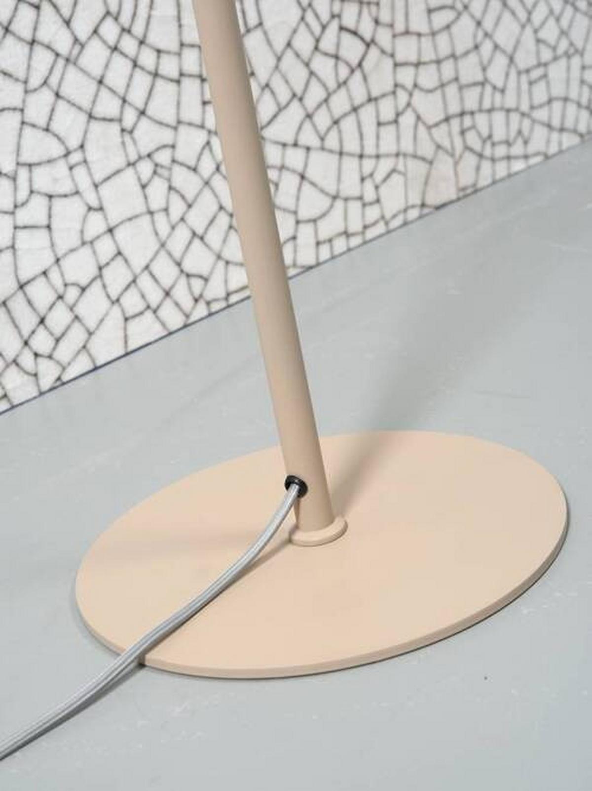 Stehlampe Marseille Sandfarben drehbar - Sandfarben/Schwarz, Design, Metall (17/141/17cm) - It's about Romi