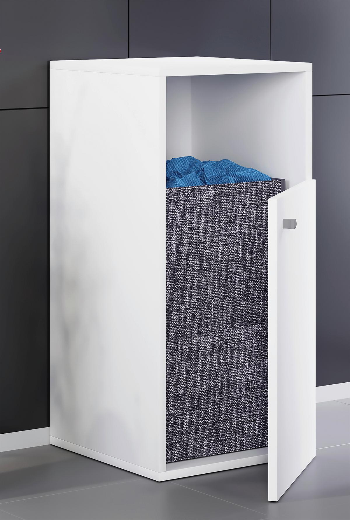 Unterschrank Klidas B: 40 cm Weiß - Weiß, MODERN, Holzwerkstoff (40/74/39cm) - MID.YOU
