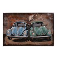 Metallbild Multicolor B: 120 cm - Multicolor, Basics, Metall (120/80/6cm)