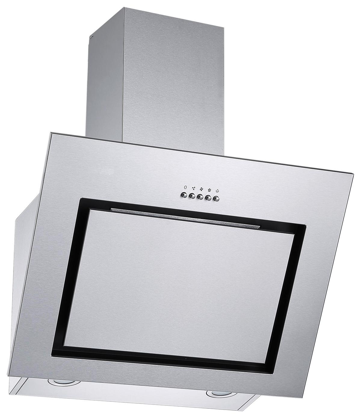 Dunstabzugshaube Numa Edelstahlfarben B: 60 cm, Led - Edelstahlfarben, Trend, Metall (60/76-114/43cm) - Respekta
