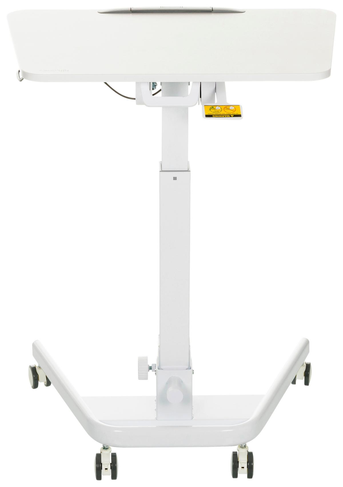 Sitz/stehtisch, Arbeitstisch Stand Vm-Su Ii - Weiß, Basics, Holzwerkstoff/Kunststoff (73/50/77cm) - MID.YOU