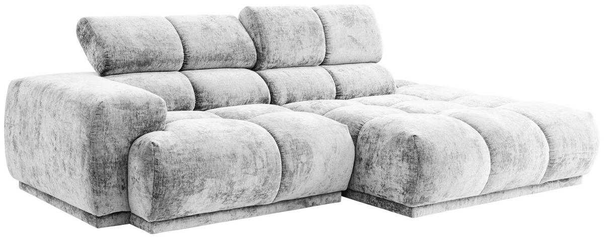 Ecksofa Chani Creme, Schenkel: 239x150 Cm - Creme, MODERN, Textil (239/150cm) - MID.YOU