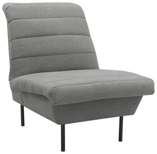 Sessel Looks Ix - Graubraun/Schwarz, Design, Textil (72/92/103cm) - LOOKS by W.Joop
